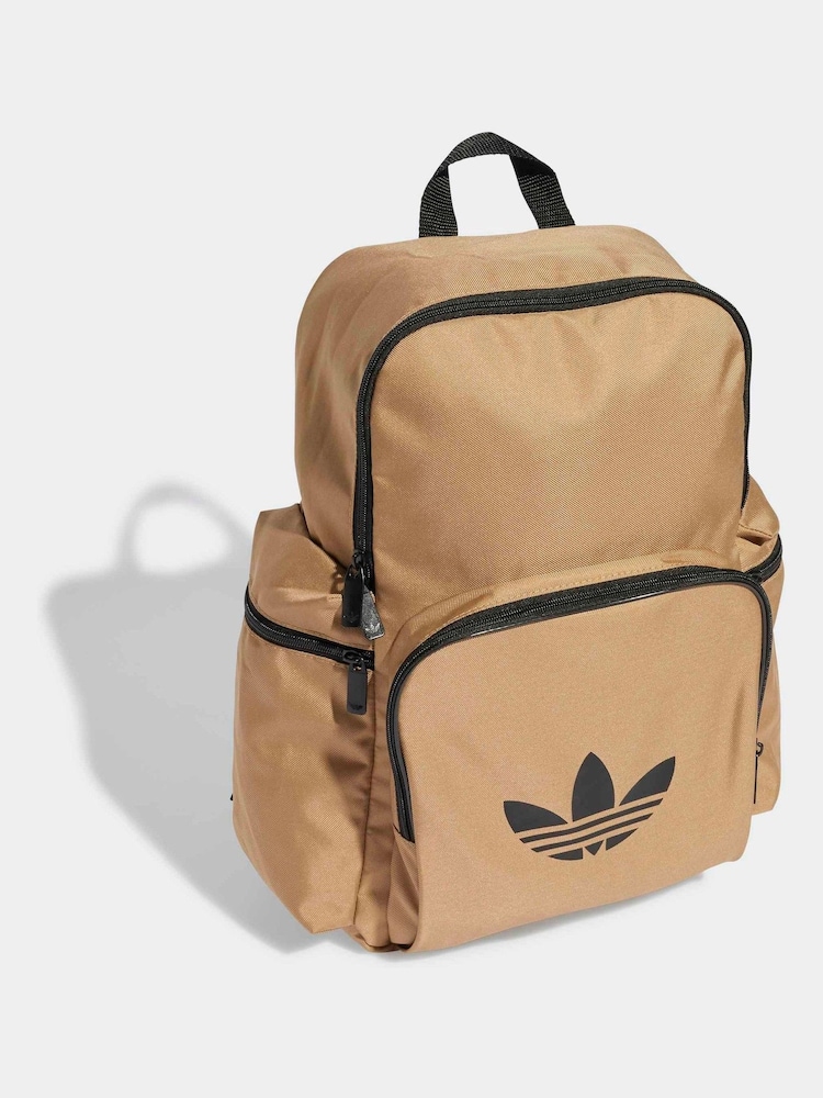 adidas Originals Brown Adicolour Backpack - Image 1 of 5 adidas Originals Brown Adicolour Backpack - Image 1 of 5