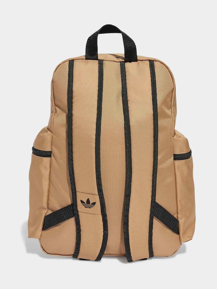 adidas Originals Brown Adicolour Backpack - Image 2 of 5 adidas Originals Brown Adicolour Backpack - Image 2 of 5