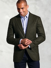 Brook Taverner Green Cashmere Blend Jacket - Image 1 of 2
