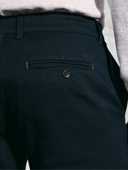 أزرق - تفصيل مخصص - بنطلون Cavalry Twill من القطن القابل للتمدد من Brook Taverner - صورة 3 من 4
