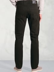 Brook Taverner Green 5 Pocket Italian Twill Stretch Cotton Trousers - Image 2 of 5