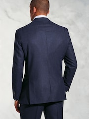 Brook Taverner Blue Italian Wool Suit Jacket - Image 2 of 5