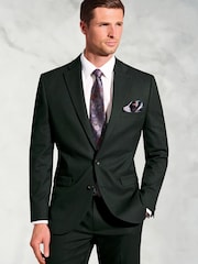 Brook Taverner Green Flannel Suit Jacket - Image 1 of 6