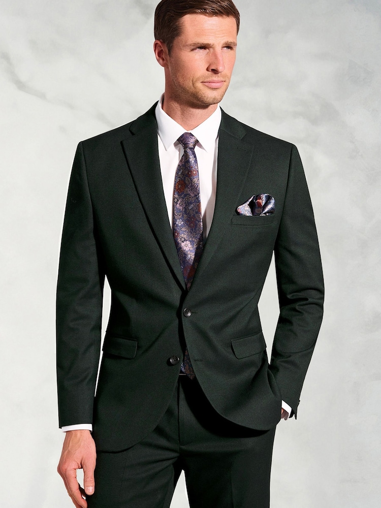 Brook Taverner Green Flannel Suit Jacket - Image 1 of 6