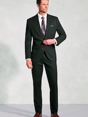Brook Taverner Green Flannel Suit Jacket - Image 2 of 6