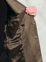 Brook Taverner Brown Velvet Double Breasted Jacket - Image 4 of 4