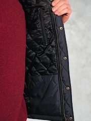 Brook Taverner Blue Quilted Water Repellent Gilet - Image 4 of 4