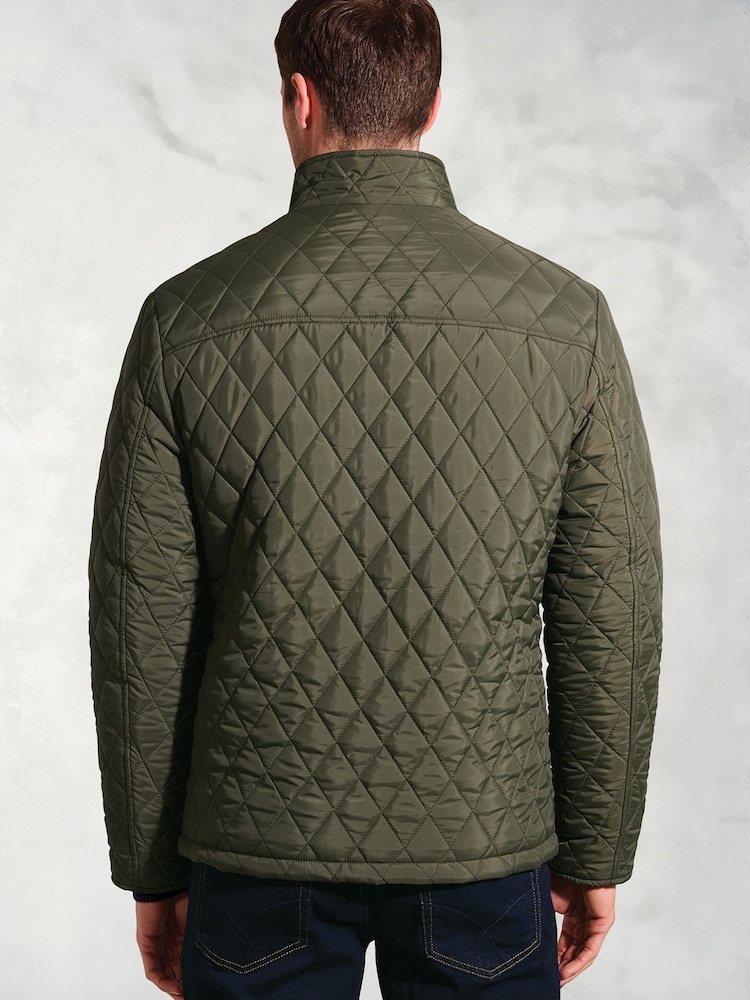 Brook Taverner Green Quilted Water Repellent Jacket - Image 2 of 4 Brook Taverner Green Quilted Water Repellent Jacket - Image 2 of 4