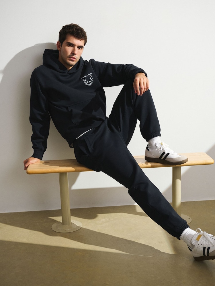 YPB Abercrombie & Fitch Black Neo KNIT MAX Cinched Bottom Joggers - Image 2 of 11