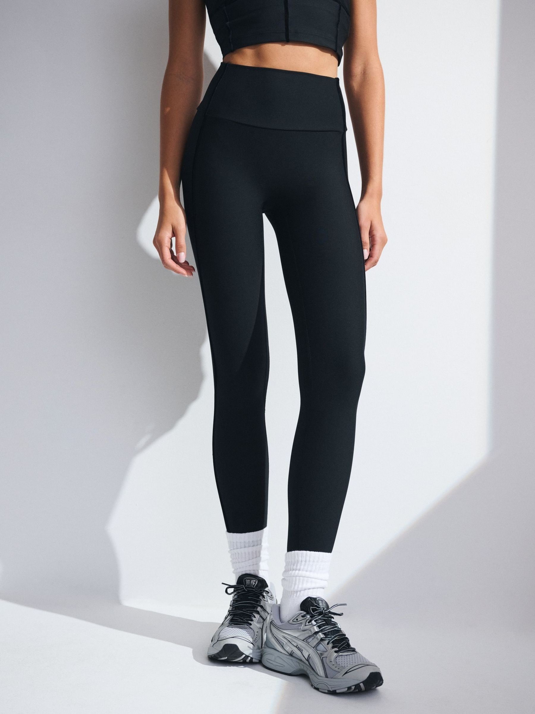 Buy Abercrombie & Fitch Black SculptLUX 7/8-Length Leggings from