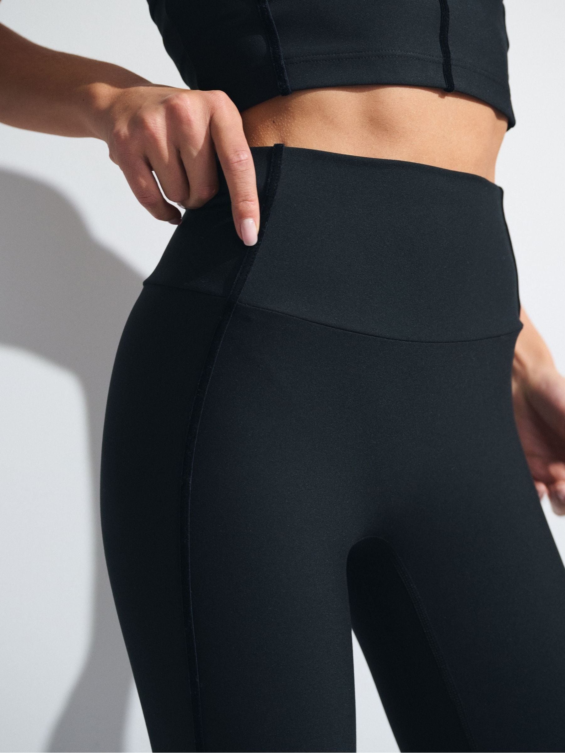 Buy Abercrombie & Fitch Black SculptLUX 7/8-Length Leggings from
