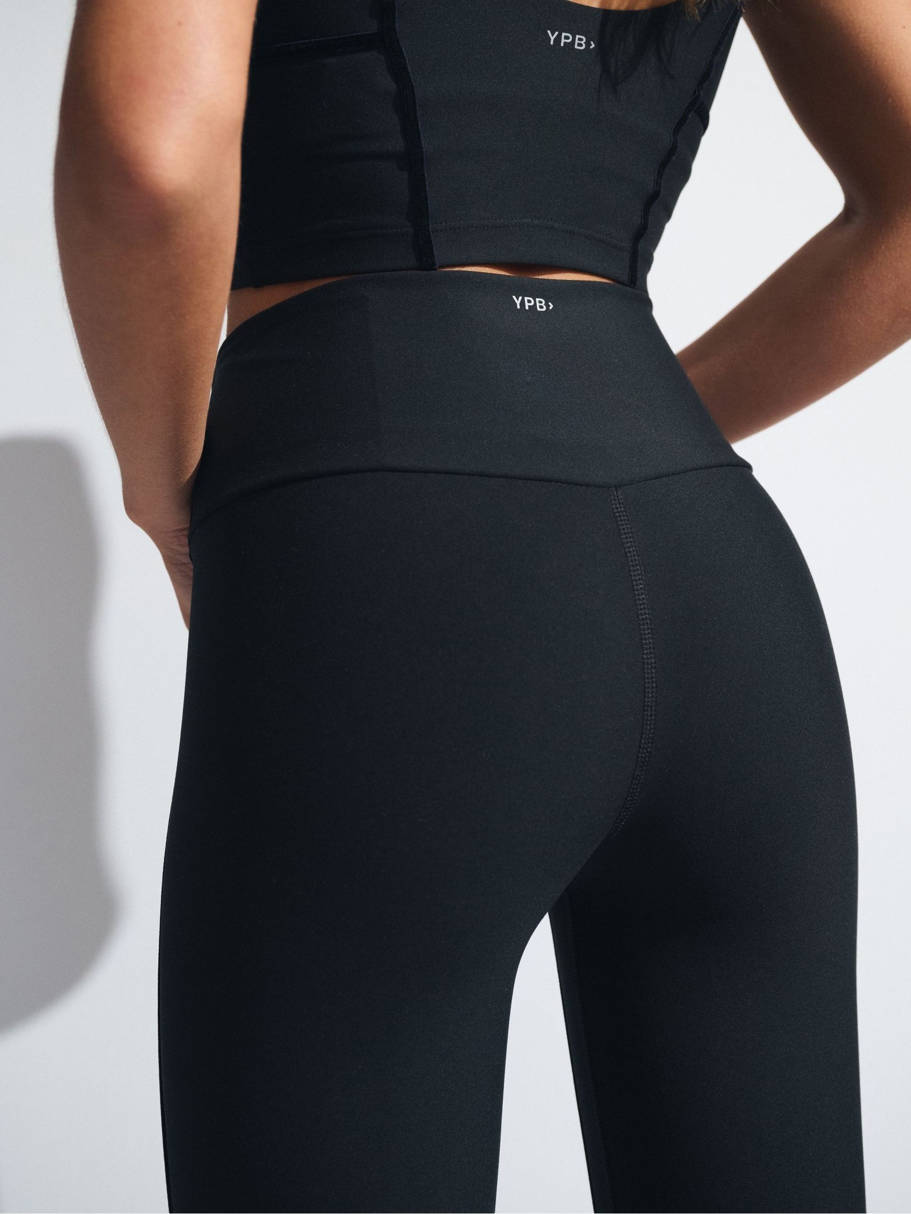 Buy Abercrombie & Fitch Black SculptLUX 7/8-Length Leggings from