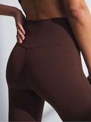 YPB Abercrombie & Fitch Tan Brown Studio FLEX 7/8-Length Leggings - Image 7 of 8