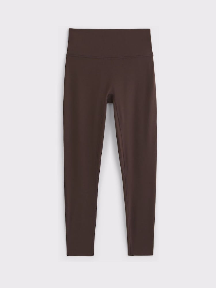 YPB Abercrombie & Fitch Tan Brown Studio FLEX 7/8-Length Leggings - Image 8 of 8