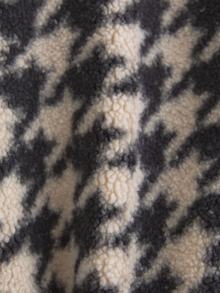 أسود - سترة صوفية بنصف سحاب من YPB Abercrombie & Fitch - صورة 7 من 7