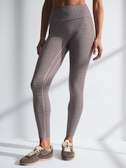 YPB Abercrombie & Fitch Brown Studio FLEX 7/8 Length Legginings - Image 1 of 8