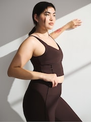 YPB Abercrombie & Fitch Brown SculptLUX Tank Top - Image 2 of 6