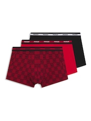 HUGO Red Boxers 3 Pack - Image 1 of 1