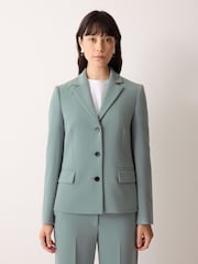 Jigsaw Blue Ellis Modern Crepe Blazer - Image 1 of 6