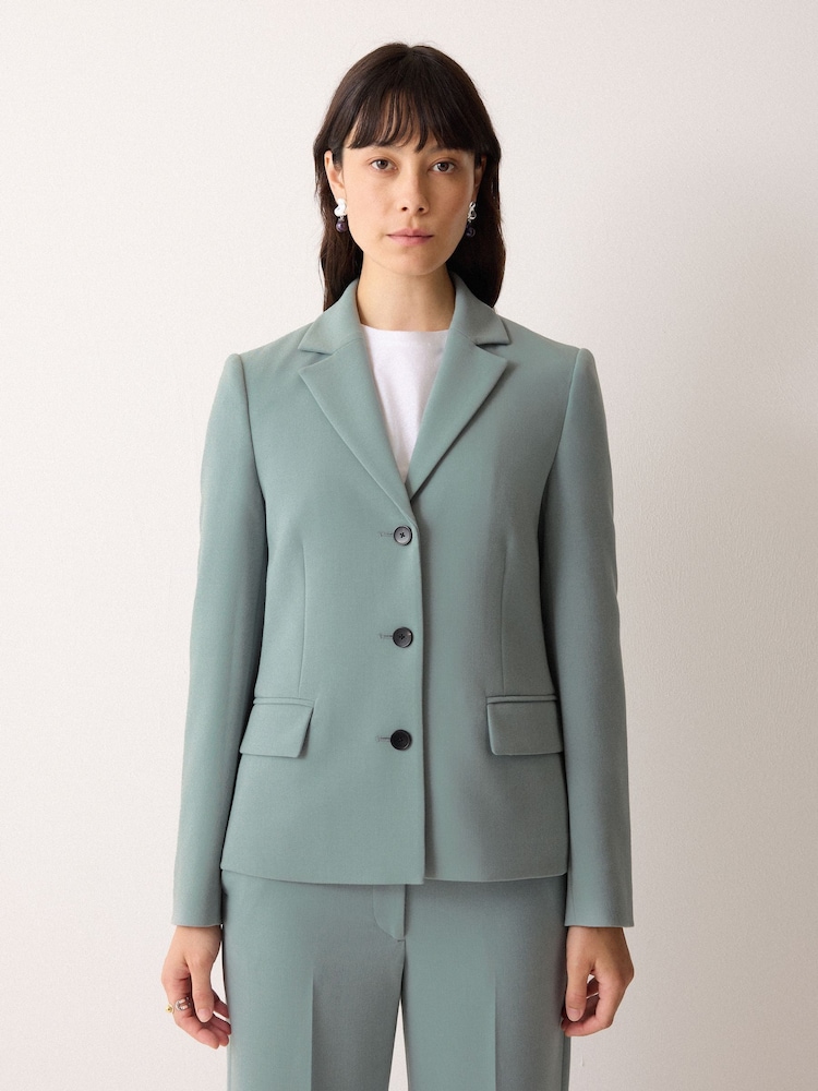 Jigsaw Blue Ellis Modern Crepe Blazer - Image 1 of 6