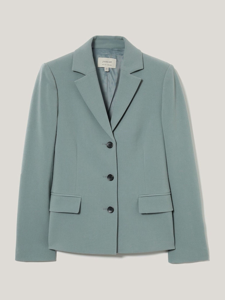 Jigsaw Blue Ellis Modern Crepe Blazer - Image 6 of 6