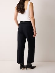 Jigsaw Grosgrain Trim Cropped Trousers - صورة 2 من 2
