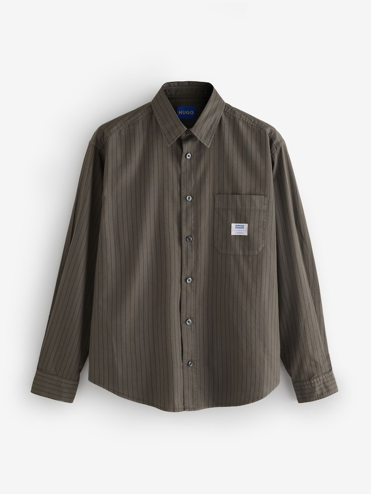 HUGO Long Sleeve Striped Shirt - Obraz 5 z 5 HUGO Long Sleeve Striped Shirt - Obraz 5 z 5