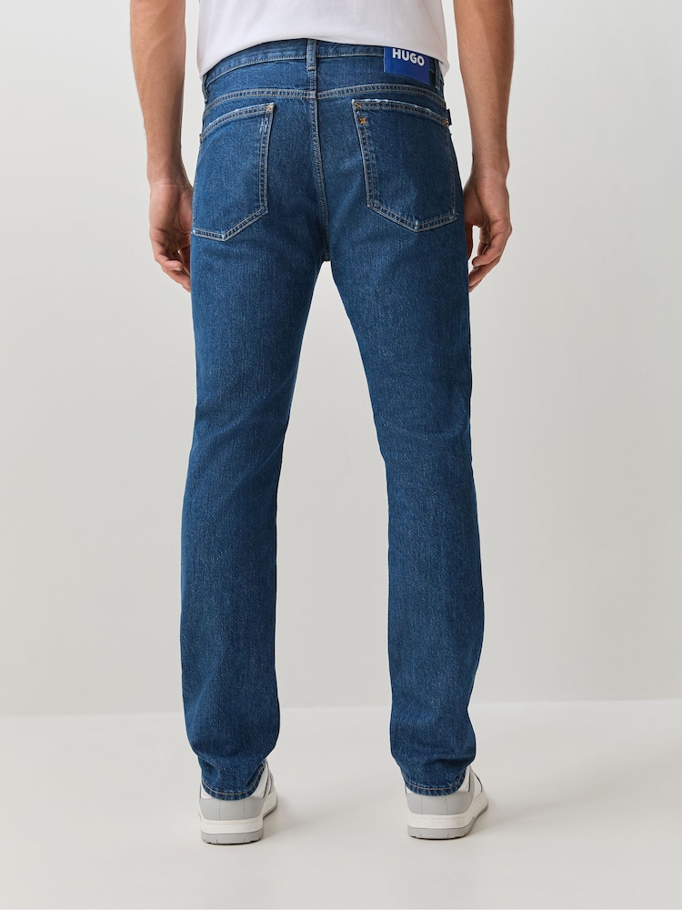 HUGO Light Blue Ash Slim Fit Denim Jeans - Image 2 of 7