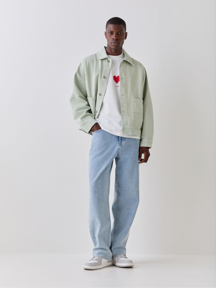 HUGO-nappikiinnitteinen farkkutakki - Kuva 2 / 6