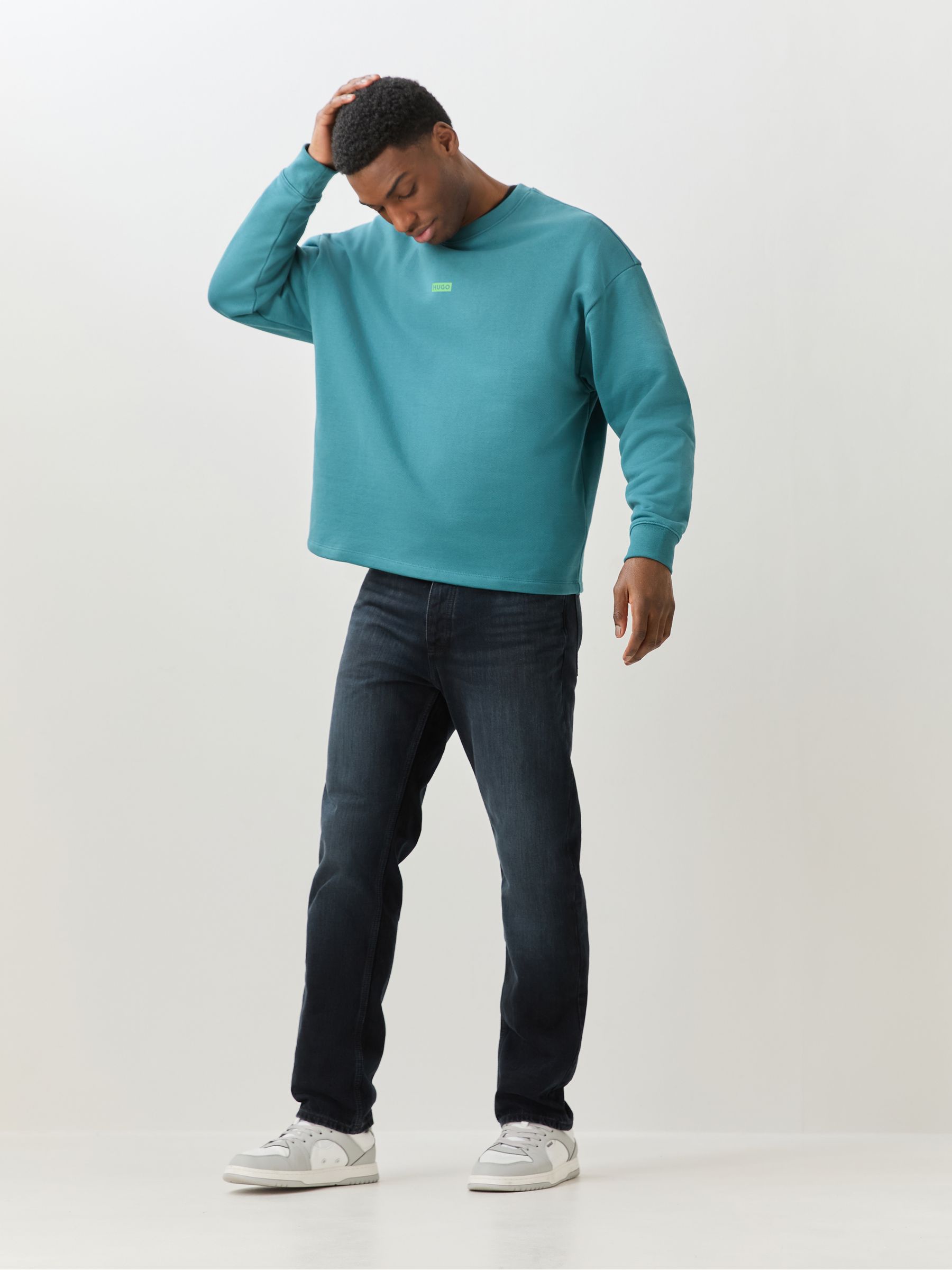 Buy HUGO Green Back Print Logo Sweatshirt from Next USA