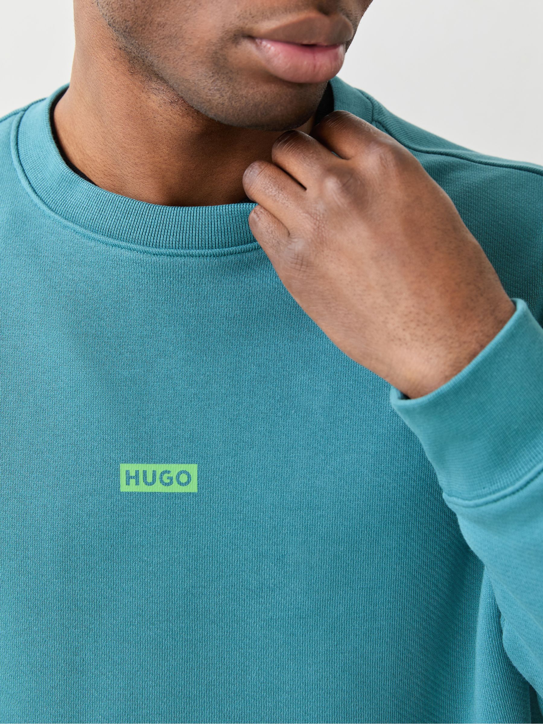 Buy HUGO Green Back Print Logo Sweatshirt from Next USA