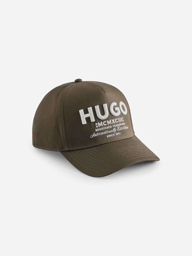 HUGO Brown International Logo Cap - Image 1 of 1 HUGO Brown International Logo Cap - Image 1 of 1