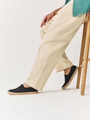 Negro - Alpargatas texturizadas sin cordones - Imagen 7 de 7