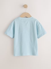 Blue Farm Trio na Pagbuburda - Short Sleeve Appliqué T-Shirt (3mths-7yrs) - Larawan 8 ng 8