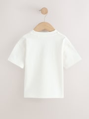 White Best Bro Slogan Short Sleeve Graphic T-Shirt (3mths-7yrs) - Image 2 of 4