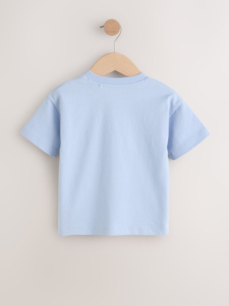 Blue It's My Birthday Short Sleeve Graphic T-Shirt (3mths-7yrs) - Image 2 of 4