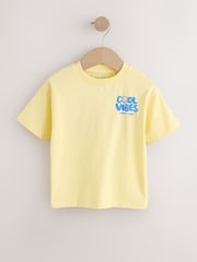 Blue Cool Vibes Short Sleeve Graphic T-Shirt (3mths-7yrs) - Image 1 of 4