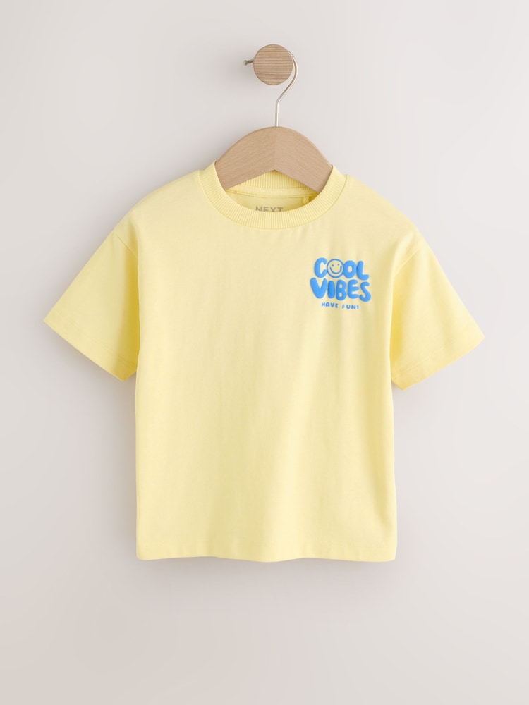Blue Cool Vibes Short Sleeve Graphic T-Shirt (3mths-7yrs) - Image 1 of 4