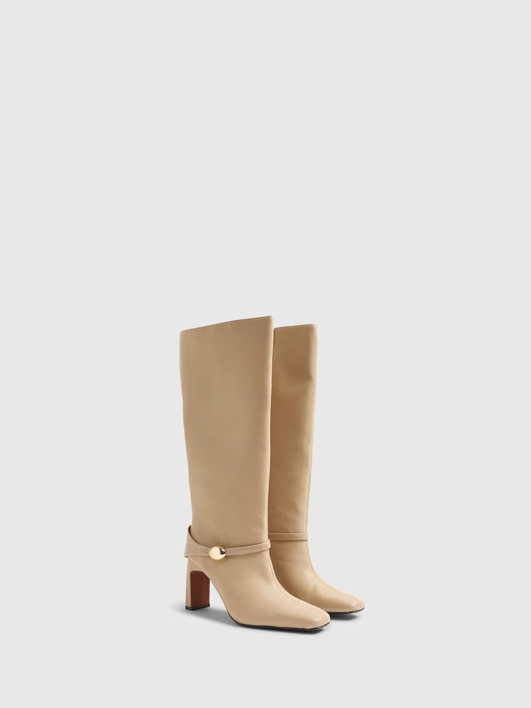 River Island Straight High Leg Boots - صورة 2 من 5