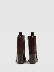 River Island Suede Square Toe Boots - Imagen 4 de 5