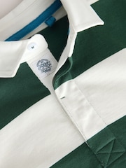Green/White Short Sleeve Rugby Polo Shirt (3mths-7yrs) - Image 7 of 8