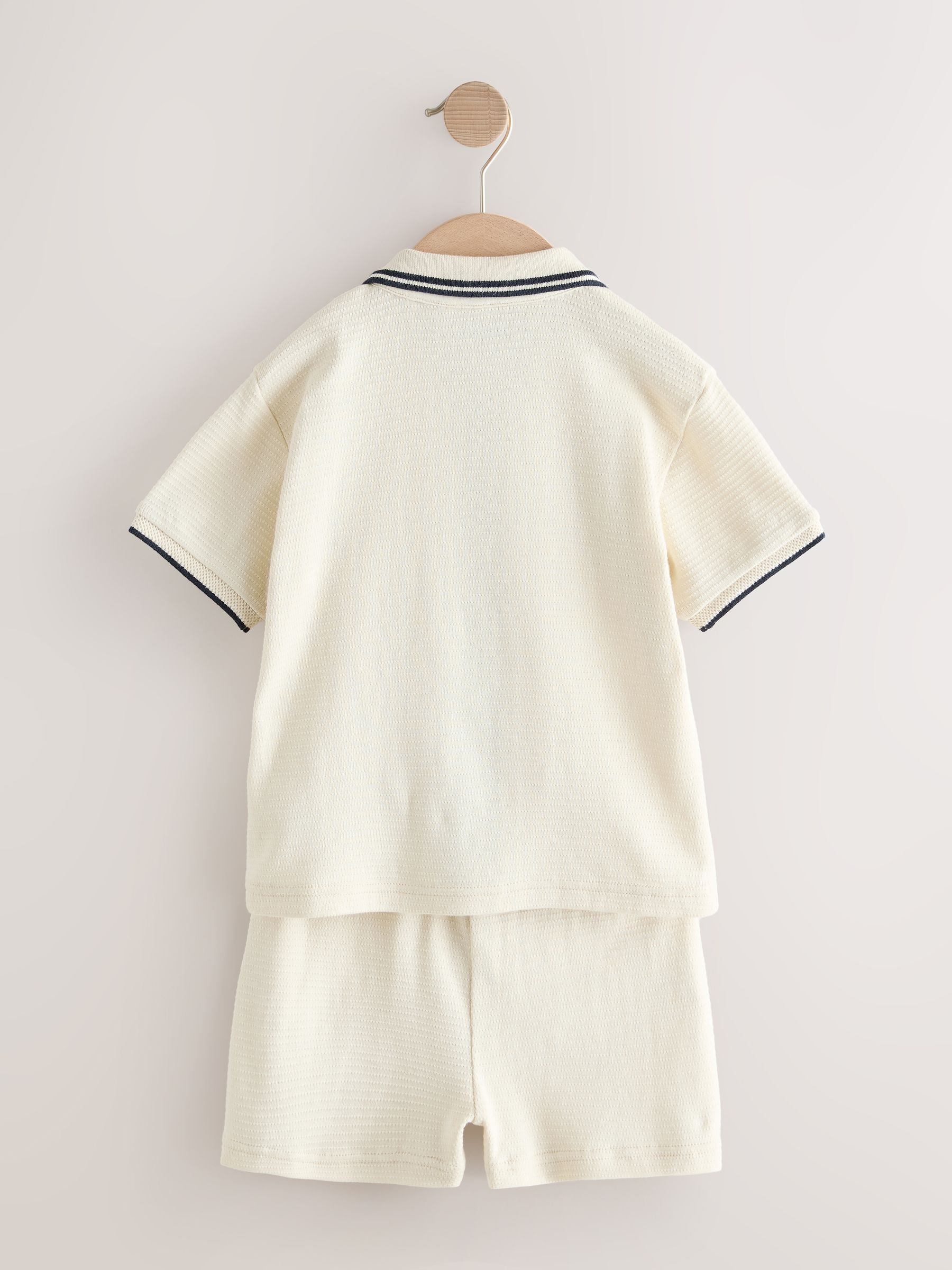 Buy Ecru Short Sleeve Shirt and Shorts Set (3mths-7yrs) from Next USA