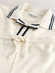 Ecru - Set aus Kurzarm-Shirt und Shorts (3Monate–7Jahre) - Bild 9 von 9