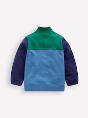 Boden Blue Cosy Fleece Zip Through - Image 2 of 3