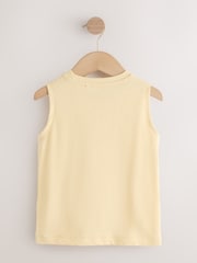 Multi Pastel Stripe Graphic Vests 3 Pack (3mths-7yrs) - Image 3 of 7