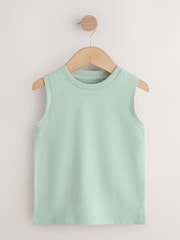 Multi Pastel Stripe Graphic Vests 3 Pack (3mths-7yrs) - Image 5 of 7