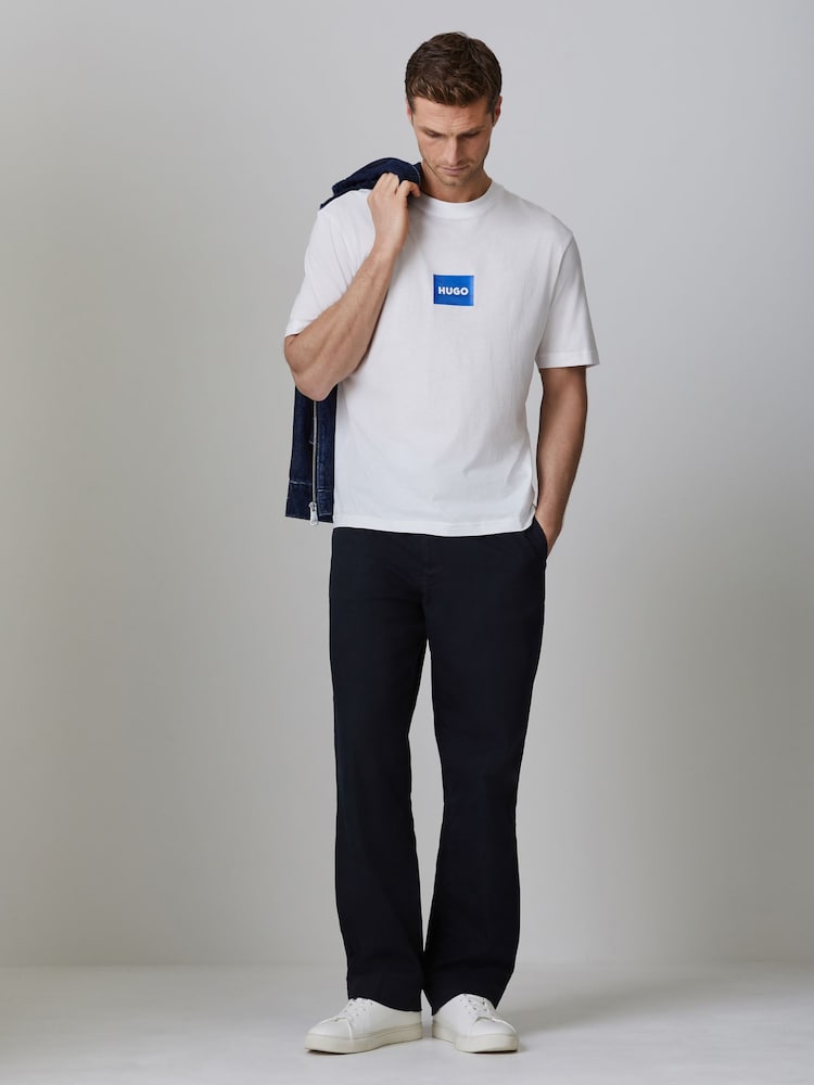 HUGO White Logo T-Shirt - Image 2 of 5 HUGO White Logo T-Shirt - Image 2 of 5