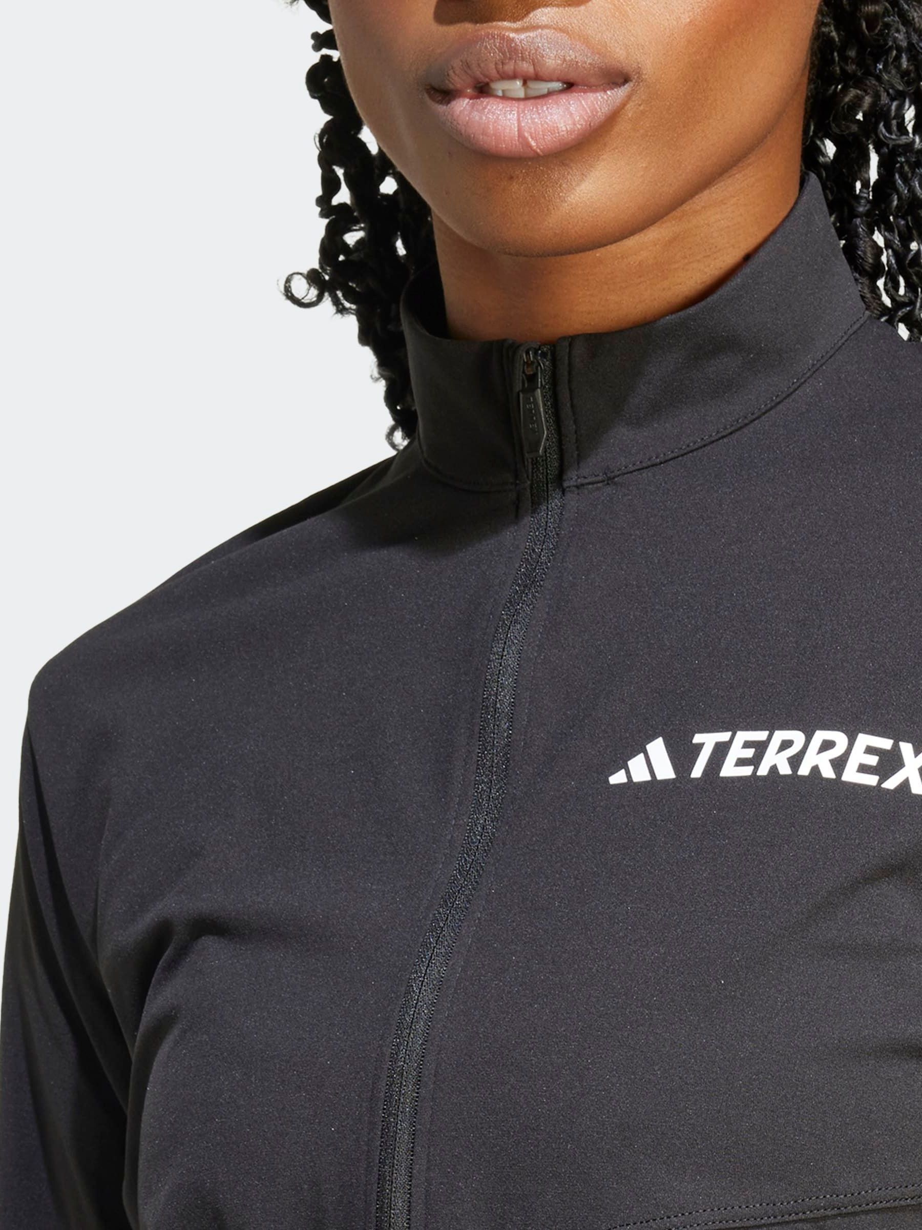 Buy adidas Terrex Black Multi Climacool 1/2 Zip Long Sleeve Top