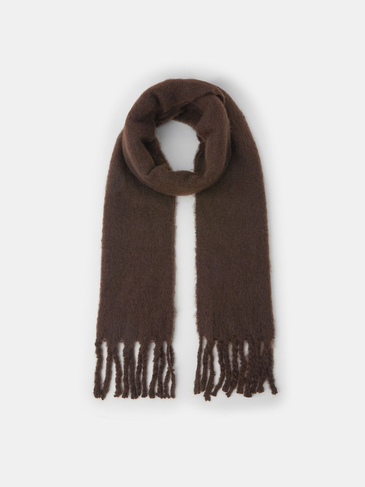 Accessorize Brown Super Soft Plain Scarf - Image 1 of 2