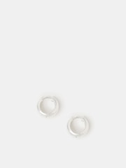 Accessorize Sterling Chunky Hoop Earrings - Imagen 2 de 2